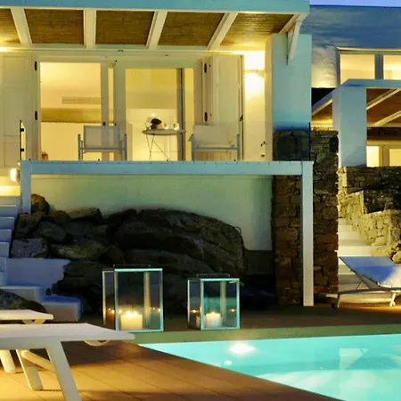 Nyaraló Opulent Zaryi In Mykonos Aegean Views Agios Sostis (Mykonos)